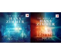 The World Of Hanns Zimmer Part I and II - A Symphonic Celebration and A New Dimension -Hans Zimmer Greatest Hits - LP Vinyl Album Bundling