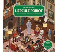 The World of Hercule Poirot: A 1000-piece Jigsaw Puzzle with over 100 Clues to Spot: A Gift for Fans of Agatha Christie: 1000 Piece Puzzle