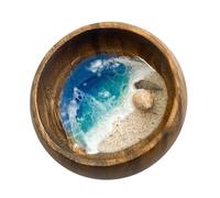 The World of The Sea in Bowls - Cuencos hechos a mano con diseño de concha, estrellas de mar, tortugas, decoración del hogar para niños, resinas inspiradas en la playa