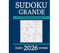 The World’s Largest Sudoku Book 2026: 3000 Puzzles for Endless Brain Training | XXL Edition 8.5" x 11" | Page 52