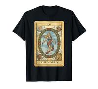 The World Tarot Cards XXI Diseño Oculto Vintage 21 Cartas Camiseta