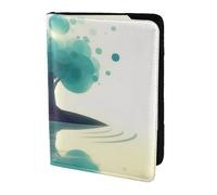 The World Tree - Funda para pasaporte de viaje, funda de piel, accesorios de equipaje, The Little Girl By The River., Talla única, Contemporáneo