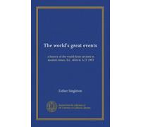The world's great events (v.3): a history of the world from ancient to modern times, B.C. 4004 to A.D. 1903