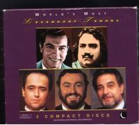 The World's Most Legendary Tenors, Digitally Remastered Historical Recordings of Lanza, Caruso, Pavarotti, Domingo, Carreras