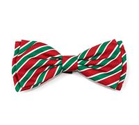 The Worthy Dog Pajarita, poliéster, Red/Green, Small