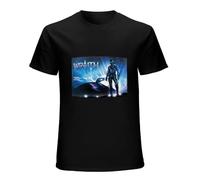 The Wraith 80's Sci Fi Movie Men's T-Shirt Unisex Black Cotton Print tee Shirts S