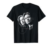 The X-Files Black and White Mulder and Scully Portrait TV Camiseta