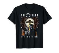 The X-Files Mulder and Scully Roswell UFO Retro TV Show Camiseta