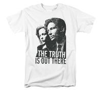 The X Files Truth T Shirt Mens TV Show Alien UFO Retro tee WhiteXL