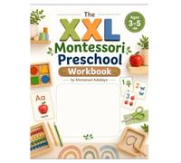 The XXL Montessori Preschool Workbook: 200+ Educational Activities for Kids Ages 3-5 | Tracing, Writing, Counting, Cut and Paste, Seasons and More | Includes 100 Printable Flashcards