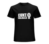 The Year Funny T-Shirt Dad Offensive Rude Top Printed Graphic Mens Top tee Black L