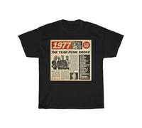 The Year Punk Rock Broke 1977 T-Shirt Black XL