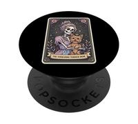 The Yorkshire Terrier Mom Tarot Card PopSockets PopGrip Adhesivo