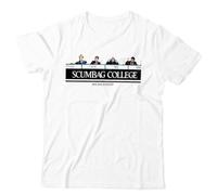 The Young Ones Scumbag Collage Image T Shirt Unisex University Challenge Funny TVWhiteL