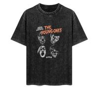 The Young Ones - T Funny Birthday Cotton tee Vintage Gift Men T-Shirt Black XL