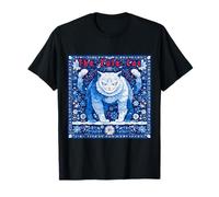The Yule Cat Islandic Christmas Legend Dark Folklore Design Camiseta