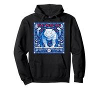 The Yule Cat Islandic Christmas Legend Dark Folklore Design Sudadera con Capucha