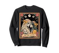 The Yuri Lovers Anime Manga Tarot japonés Esqueleto Sudadera