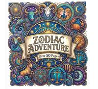 The Zodiac Adventure: A Detailed Adult Coloring Book of Zodiac Magic