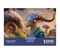 The Zodiac Sign Capricorn 1000 Piece Corte Preciso Rompecabezas Fairy Tale Creature Vibrante Jigsaw Regalo Niños 70x50cm/1000pcs