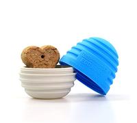 The ZooKeeper EggHunt Hide and Seek - Juguete dispensador de golosinas para perros, juguetes interactivos para perros, los soportes de carcasa suave son fáciles de abrir, perfectos para perros