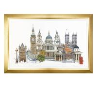 Thea Gouverneur - Kit Punto Croce Contato - Londra - Aida - 18 Conteggi - Per adulti - 470A