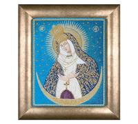 Thea GOUVERNEUR SINCE 1959 530A Our Lady of The Gate On Aida-Kit de Punto de Cruz, 24,7 x 29,8 cm, 18 Unidades, 25x30cm