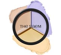 Theaem The Saem 04 Tone Up Beige Cover Perfection - Corrector de triple capa para tonos de piel claros a claros, 3C