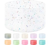 Theaque Bota protectora de silicona con purpurina, compatible con vaso Stanley de 20 a 40 onzas y botella de agua Hydro Flask de 12 a 24 onzas y más botellas/vasos con parte inferior de 2.8 a 2.95