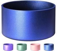 Theaque Bota protectora de silicona mate metálica brillante, compatible con Stanley/Simple Modern de 20 a 40 onzas y botella de agua de 12 a 24 onzas y más botellas con base de 2.8 a 3 pulgadas