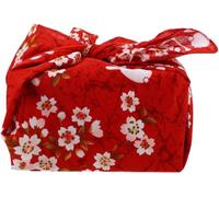 Theaque Furoshiki - Pañuelo para envolver bento, estilo japonés, para almuerzo, bandana (rojo)