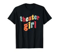 Theater Girl Broadway Fan Divertido Teatro Artes Amante Musical Camiseta gráfica económica