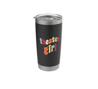 Theater Girl Broadway Fan Divertido Teatro Artes Amante Musical Vaso térmico de acero inoxidable de doble pared