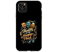 Theater Is My Happy Place Stage Musical Drama Gift Carcasa para iPhone 11 Pro MAX