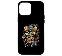 Theater Is My Happy Place Stage Musical Drama Gift Carcasa para iPhone 12 Pro MAX