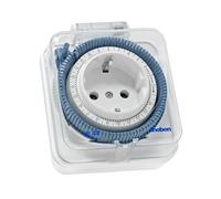 Theben 0260855 - theben-Timer 26 IP44 - Interruptor horario analógico enchufable - 1 Canal - Programa Diario