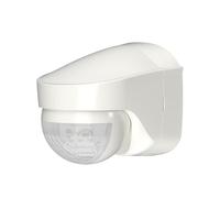 Theben 1030206 PIRA to AP Detector de movimiento para exteriores, IP 55, rango de detección semicircular 180°, hasta 12 m, tiempo de funcionamiento 5 s - 15 min, montaje en pared, salida y protección