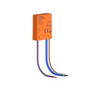 Theben 5400030 OKTO 540 BN - Interruptor de corriente empotrado, ultracompacto (26,4 x 32,5 x 10,4 mm), silencioso, cable premontado, LED de 150 W, apto para ambientes húmedos, circuito de paso cero