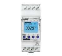Theben 6100087 TR 610 top3 E interruptor horario digital 1 canal semanal | 600 W LED, 10 años de reserva de marcha, precisión +/- 0,25 s/día, 800 A/200 µs, carril DIN, 56 memorias, App