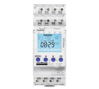 Theben 6220130 TR 622 top3 Interruptor horario Digital 2 Canales semanal | 600 W LED, 10 años reserva, precisión +/- 0,25 s/día, 800 A/200 µs, 2 canales, 2 entradas ext., 84 memorias, impulso/ciclo