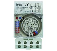 Theben sul188g - Interruptor horario din 3 módulos 24h 2x10a reserva