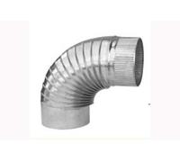 Theca - Codo 90º espesor 0,5mm diámetro 175mm chapa galvanizado