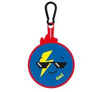 TheCartoonWorld Estuche plegable Mitaball de bola con mosquetón Mitama emoji azul, multicolor, Decorativo