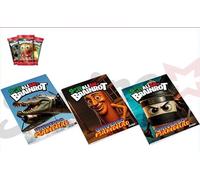 TheCartoonWorld Juego de 5 cuadernos tamaño A4 con 10 tarjetas coleccionables Brainrot Universo Psicodélico (Rigatura Q)