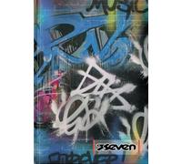 TheCartoonWorld Seven - Agenda escolar 7 2026-2027 de bolsillo, con fecha, diseño urbano con pegatinas (grafiti)