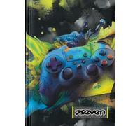 TheCartoonWorld Seven - Agenda escolar 7 2026-2027 de bolsillo, con fecha, diseño urbano con pegatinas (juego)