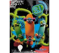 TheCartoonWorld Seven - Agenda escolar con fecha 2026/2027 SJ Gang Boy (Skate)
