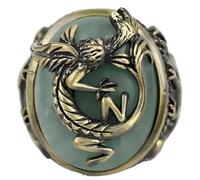 thecostumebase Calidad Jack Sparrow Dragon Ring Pirates The Caribbean (US 11)