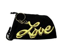 thecostumebase Sex and the City Love - Llavero con texto en inglés "Sex and the City", color dorado y plateado, dorado, Taille unique