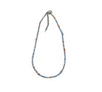 THEDAYBABY - Collar de gargantilla simple con cuentas de colores y cuentas hechas a mano para mujer, One Size, Ágata